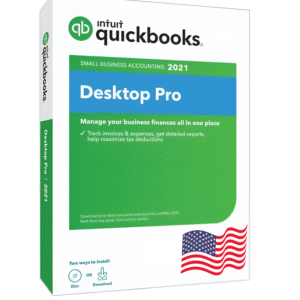 Intuit QuickBooks Desktop Pro Plus 2021 US Version Lifetime